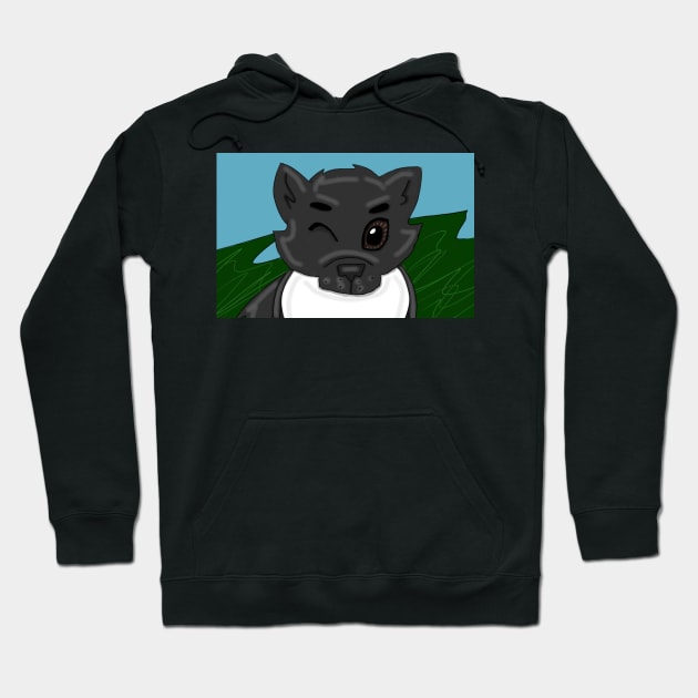 Wolf Hoodie by ceolsonart